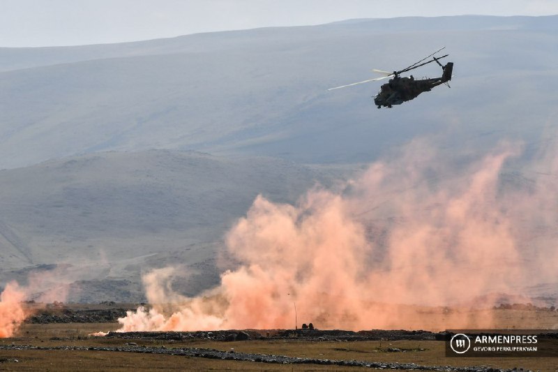 Armenian Troops attacked conventional enemy at Alagyaz firing range as part of joint drill Kavkaz-2020