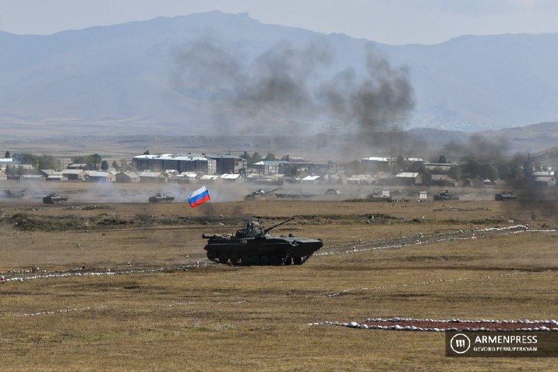 Armenian Troops attacked conventional enemy at Alagyaz firing range as part of joint drill Kavkaz-2020