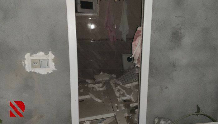 Images of damage at Mingachevir city after missile strike