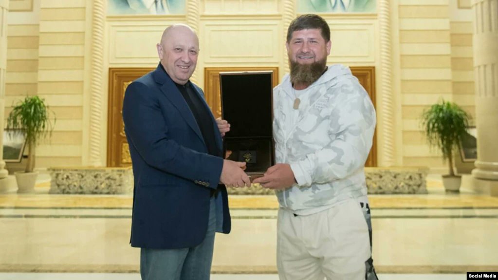 Ramzan Kadyrov jokes that he wants to claim the FBI's $250,000 reward for information about the whereabouts of Yevgeny Prigozhin