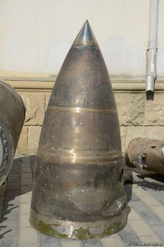 Azerbaijan put on public display in Baku debris of Iskander missiles used against Shusha