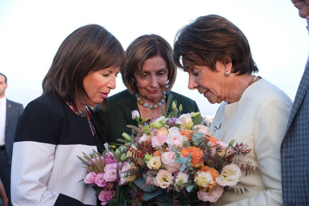 U.S. Congressional Delegation led by Speaker of the U.S. House of Representatives Nancy Pelosi arrived in Yerevan for her first visit to Armenia