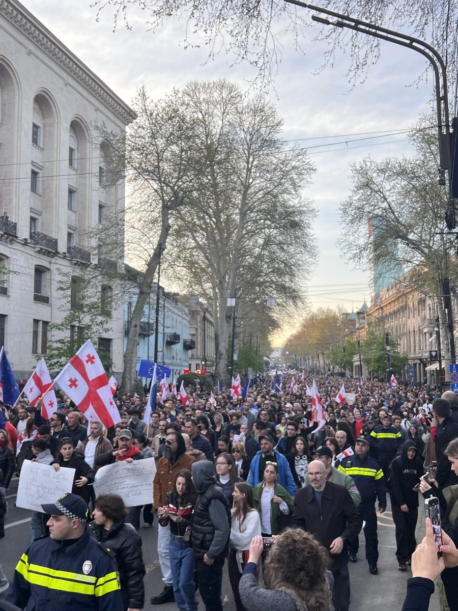 Tbilisi: Thousands protest new Foreign Agents Law