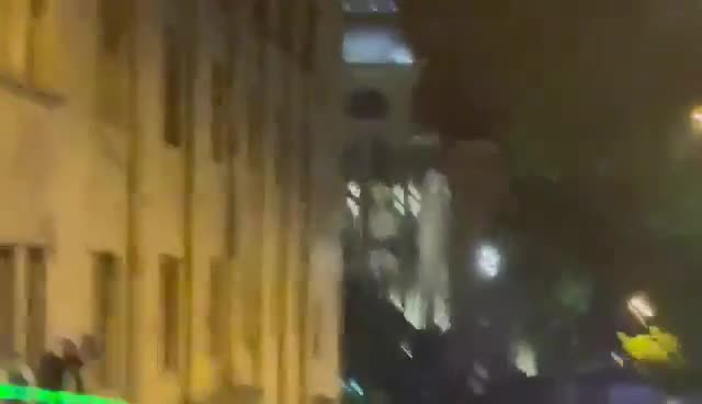 Tbilisi: Protesters are trying to block entrance of the Parliament