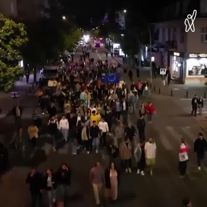 Crowds demonstrate against the Foreign Agents law on foreign influence in Batumi