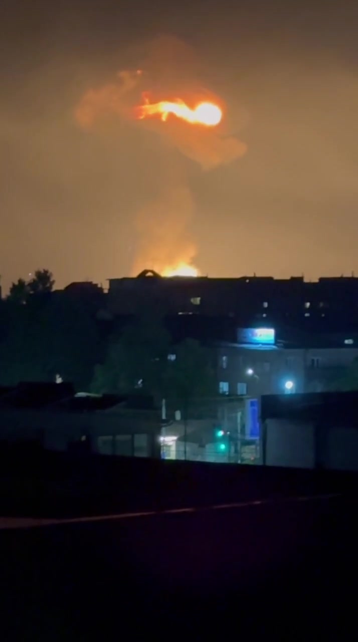 Explosions at gas station in Abovyan city in Armenia