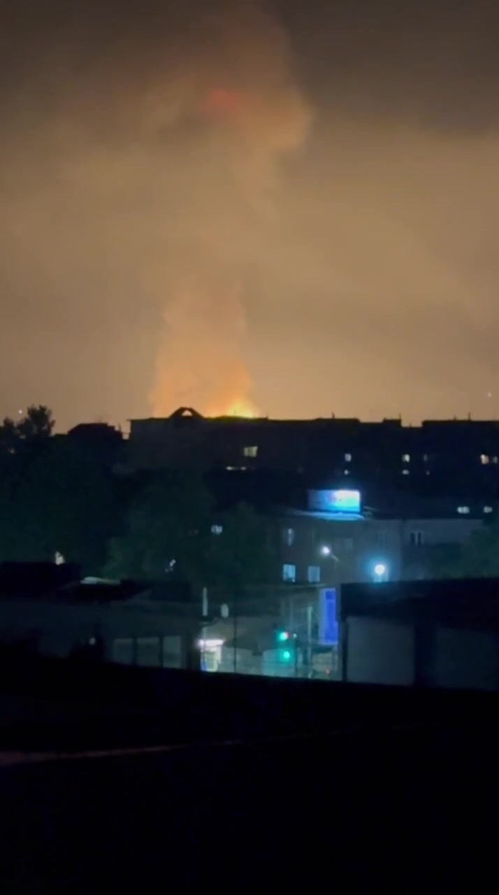 Explosions at gas station in Abovyan city in Armenia