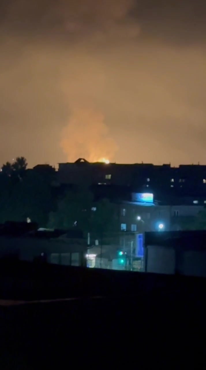 Explosions at gas station in Abovyan city in Armenia