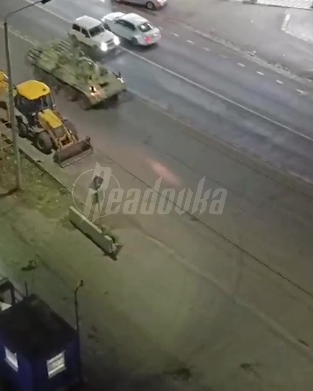 Veículos blindados vistos nas ruas de Derbent, Daguestão