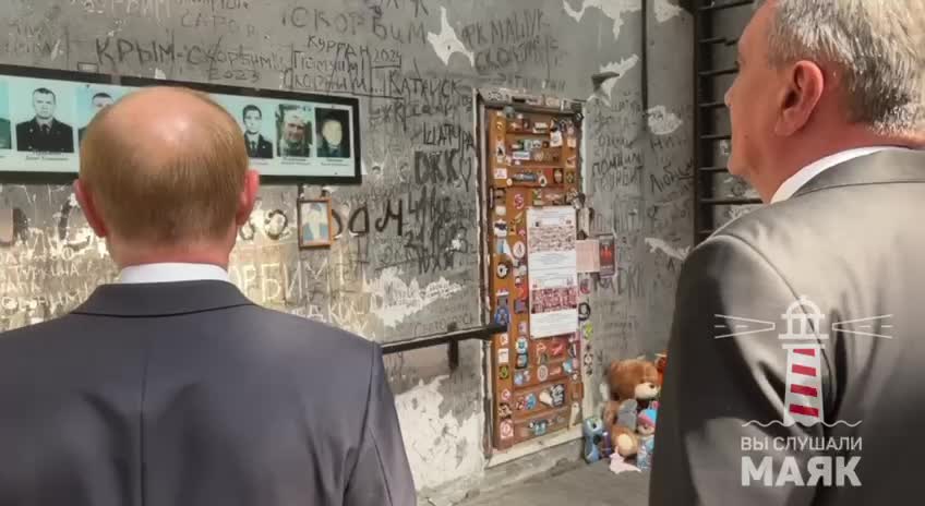 Putin has visited a site of Beslan school siege