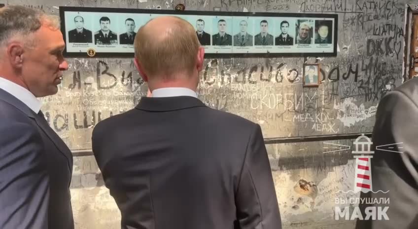 Putin has visited a site of Beslan school siege