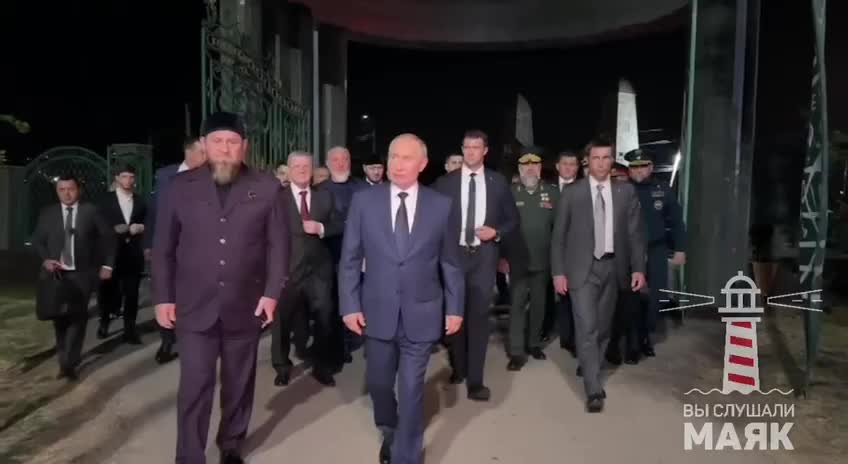 Putin is visiting Chechnya, met with Kadyrov