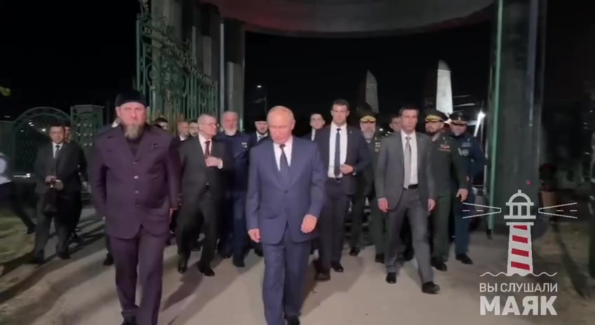 Putin is visiting Chechnya, met with Kadyrov