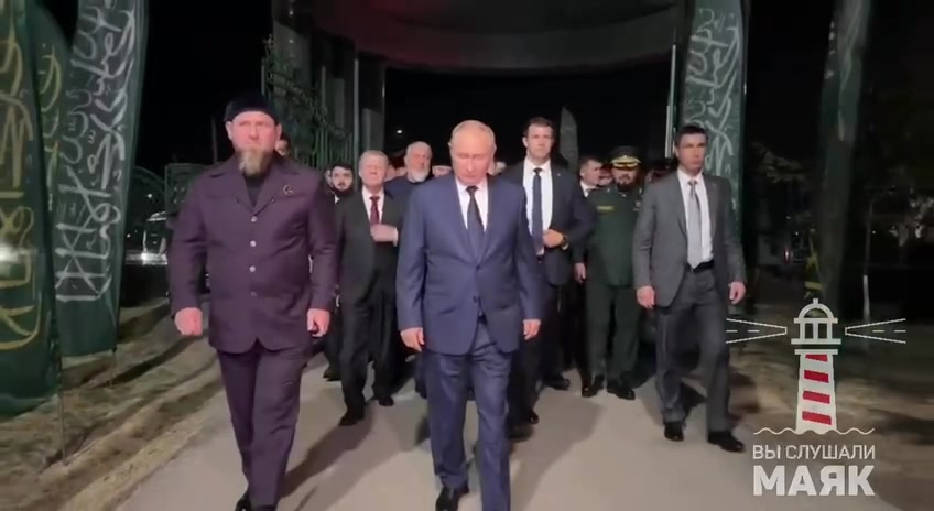 Putin is visiting Chechnya, met with Kadyrov