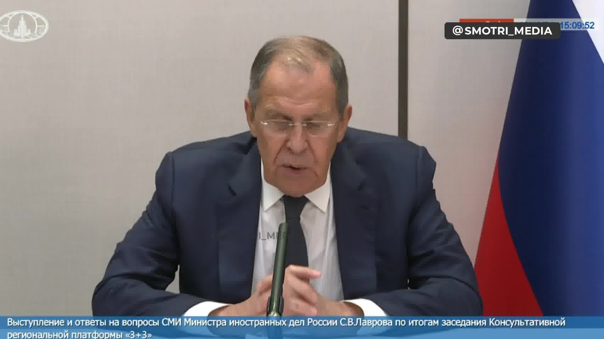 La Russie et l'Iran sont prêts à faciliter la normalisation des relations arméno-turques - Le ministre russe des Affaires étrangères Lavrov