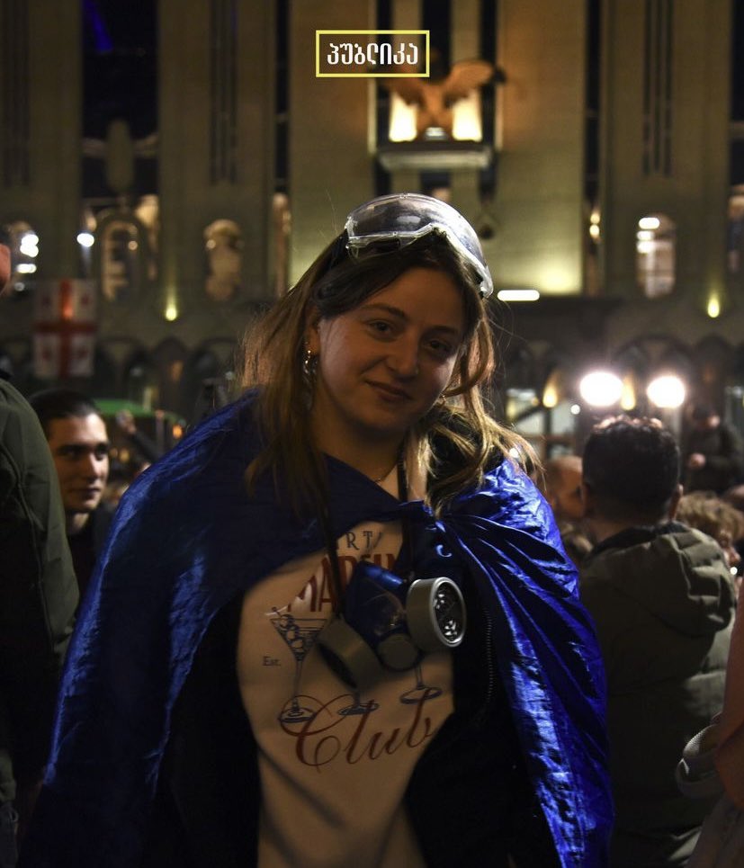 People are gathering on Rustaveli avenue to protest rigged elections