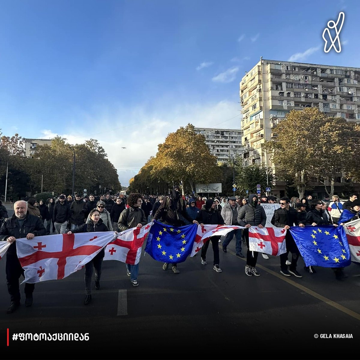 Protest in Tblisi today