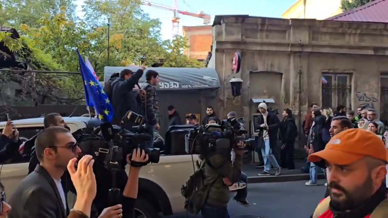 Protest march today in Tbilisi