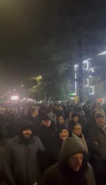 Une marche de protestation dynamique aujourd'hui à Zugdidi, ville centrale de la région de Samegrelo, dans l'ouest de la Géorgie