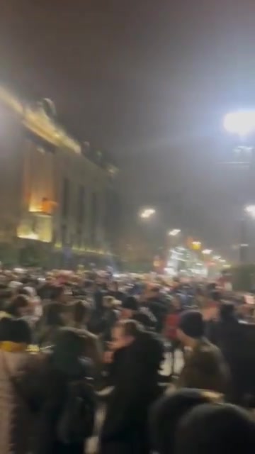 Nouveau rassemblement de protestation sur l'avenue Rustaveli à Tbilissi ce soir