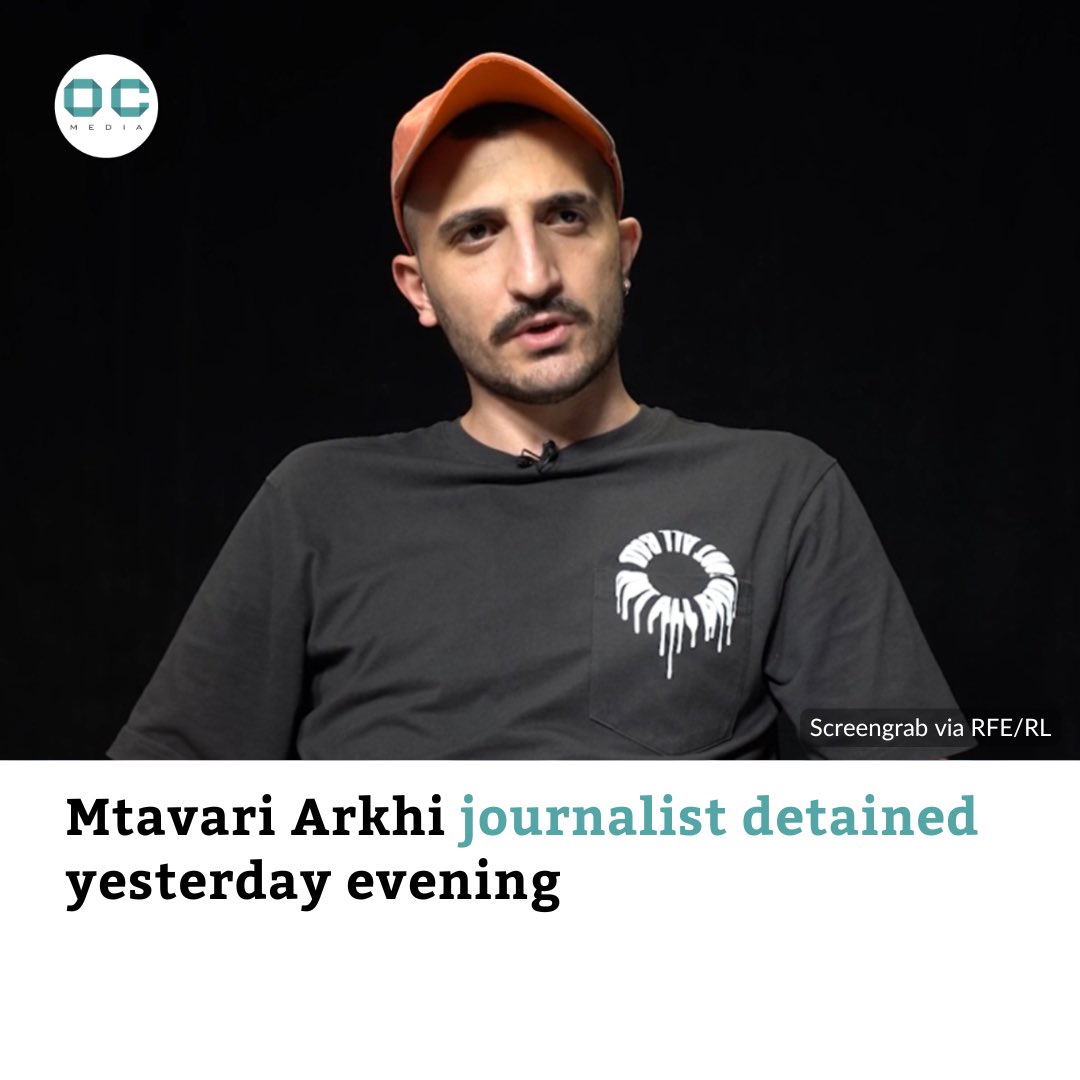 El medio de comunicación local Mtavari Arkhi ha pedido al gobierno ilegítimo de Ivanishvili que libere a su periodista y presentadora Beka Korshia, que fue detenida ilegalmente ayer por la noche.