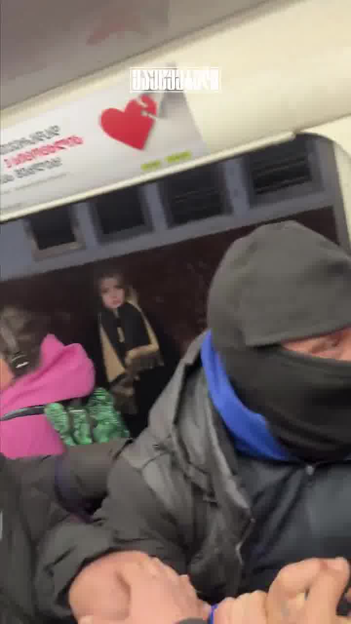 The Georgian Interior Ministry has said they detained two people last night, following a video showing at least two men, one in a black mask, behaving violently towards protesters on the metro