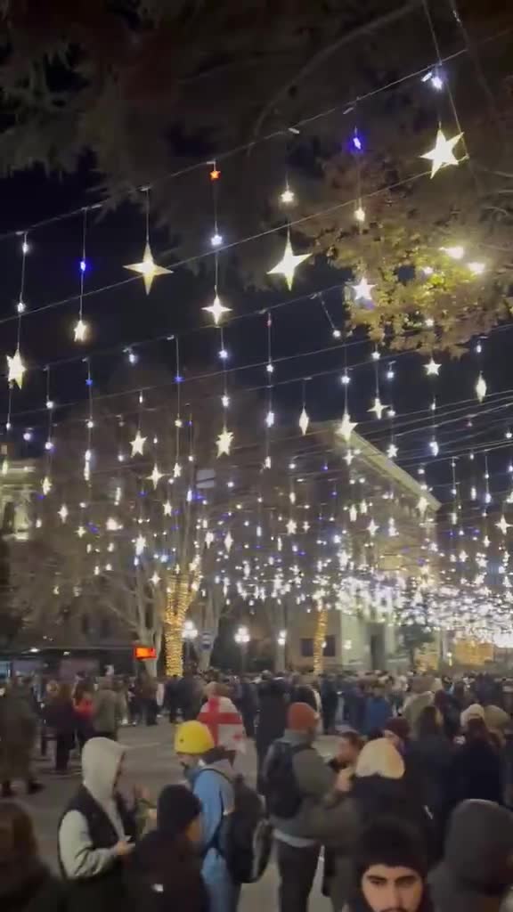 People are again gathering on Tbilisi's Rustaveli Avenue for Day 26 of non-stop GeorgiaProtests. Various groups, including philosophers, math school alumni, farmers, families of emigrants, and patients suffering from oncological diseases marched in protest today