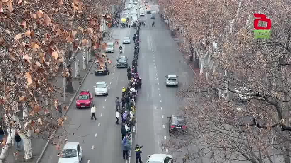 Cadeia de Unidade pela Geórgia: Tbilisi 28 de dezembro - um mês de protestos diários na Geórgia