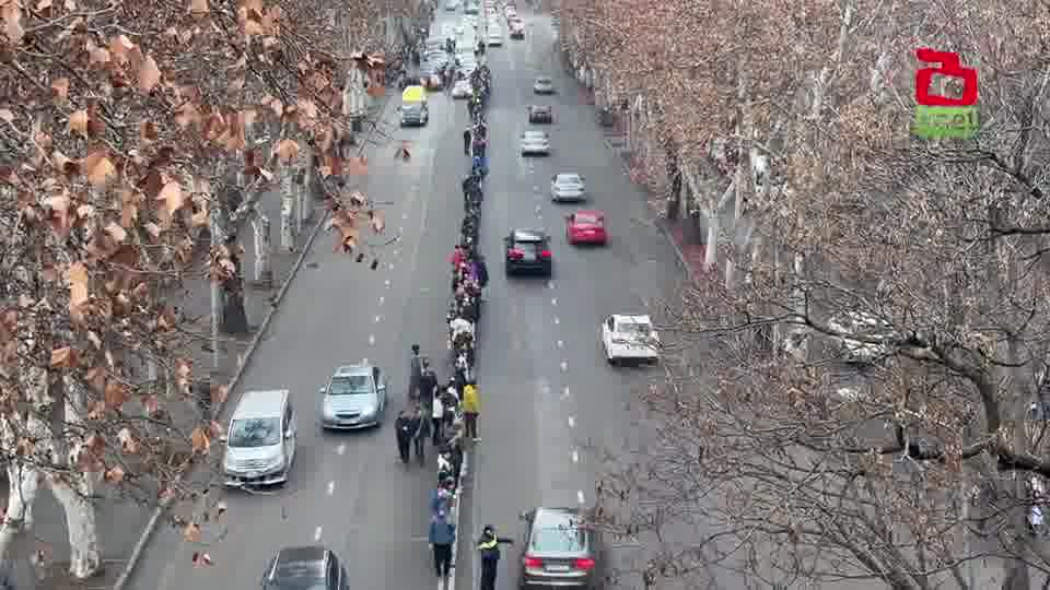 Cadeia de Unidade pela Geórgia: Tbilisi 28 de dezembro - um mês de protestos diários na Geórgia