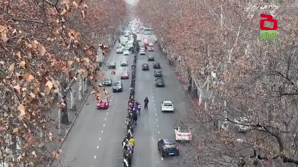 Cadeia de Unidade pela Geórgia: Tbilisi 28 de dezembro - um mês de protestos diários na Geórgia