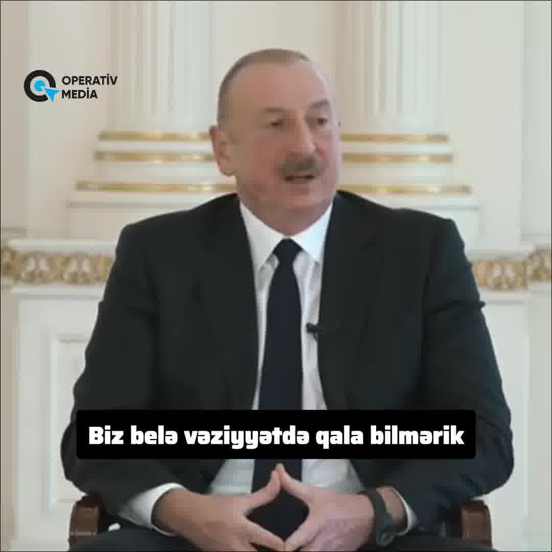 President Ilham Aliyev: The Zangezur corridor must and will be opened. The sooner they understand this, the better. We cannot remain in this situation. Why should we go to Nakhchivan, which is an integral part of Azerbaijan, through various other routes They should take all this into account. They should not make us angry. Let them understand that we are the ones who have the say here.