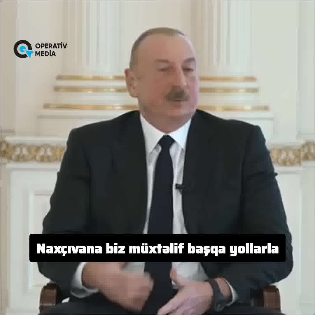 President Ilham Aliyev: The Zangezur corridor must and will be opened. The sooner they understand this, the better. We cannot remain in this situation. Why should we go to Nakhchivan, which is an integral part of Azerbaijan, through various other routes They should take all this into account. They should not make us angry. Let them understand that we are the ones who have the say here.