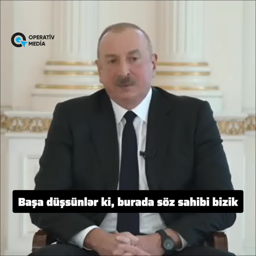 President Ilham Aliyev: The Zangezur corridor must and will be opened. The sooner they understand this, the better. We cannot remain in this situation. Why should we go to Nakhchivan, which is an integral part of Azerbaijan, through various other routes They should take all this into account. They should not make us angry. Let them understand that we are the ones who have the say here.