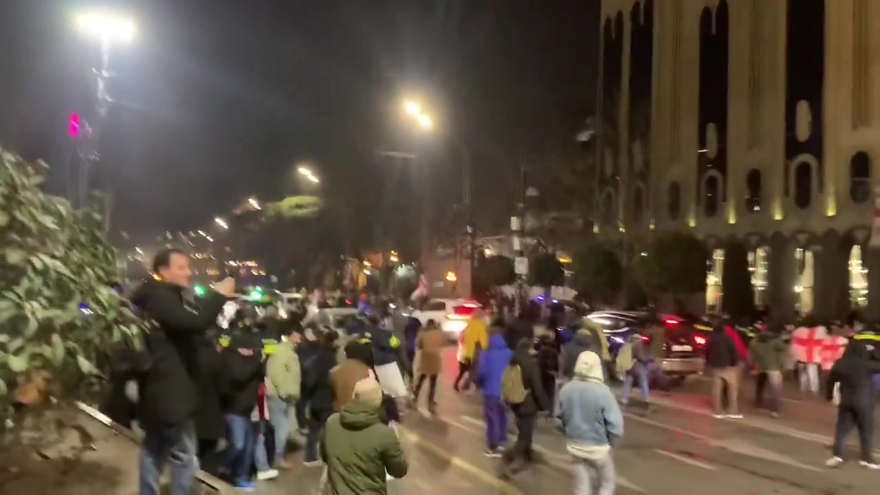 Day 66 of the protests: The moments when Rustaveli Avenue got blocked today