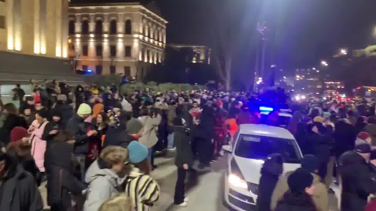 Day 66 of the protests: The moments when Rustaveli Avenue got blocked today