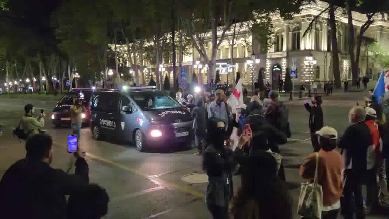 Police in Tbilisi have ordered protesters to clear the city’s central Rustaveli Avenue, after the prime minister threatened to take a ‘methodical approach’ to ending the daily demonstrations blocking the road. After protesters refused, police withdrew