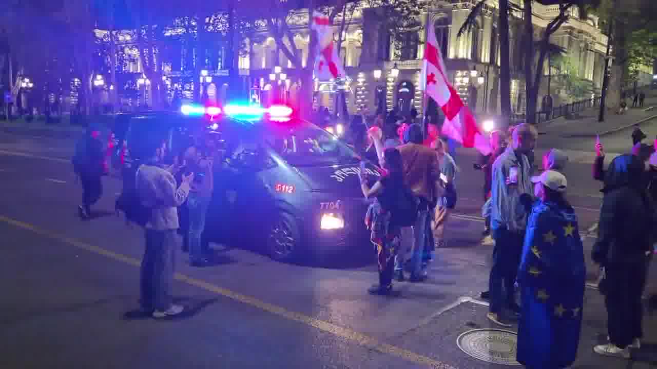 Police in Tbilisi have ordered protesters to clear the city’s central Rustaveli Avenue, after the prime minister threatened to take a ‘methodical approach’ to ending the daily demonstrations blocking the road. After protesters refused, police withdrew