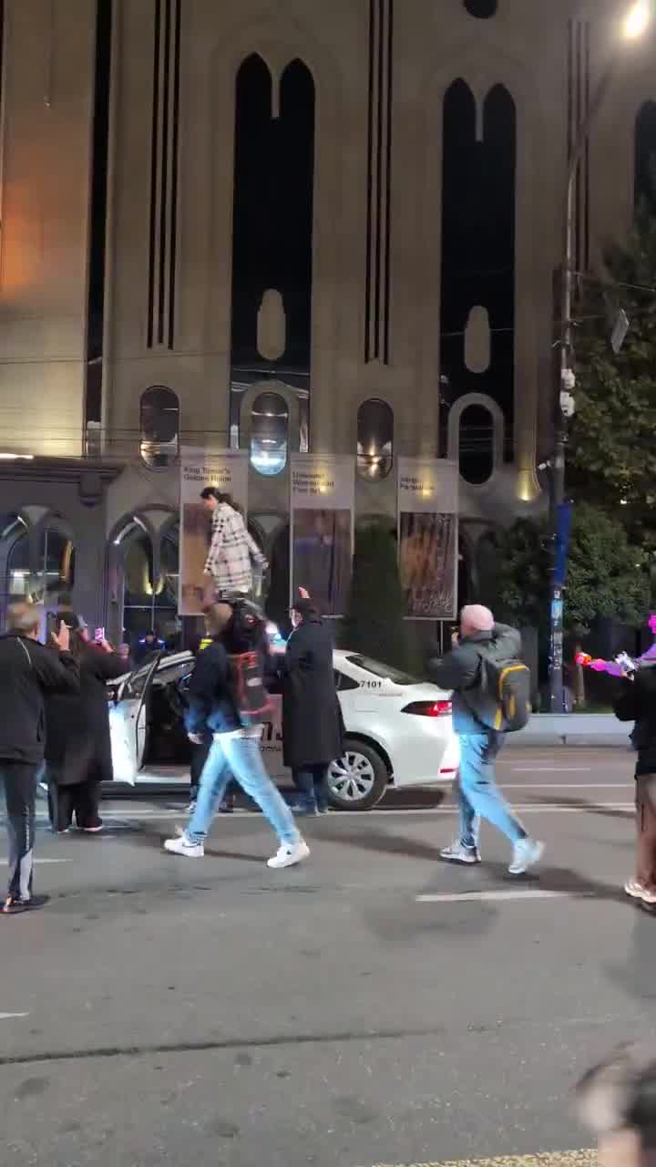 Today, some of the protesters tried to block Rustaveli Avenue. One of the demonstrators ran over a police vehicle. The police arrested several participants of the protest shortly afterward, including this woman