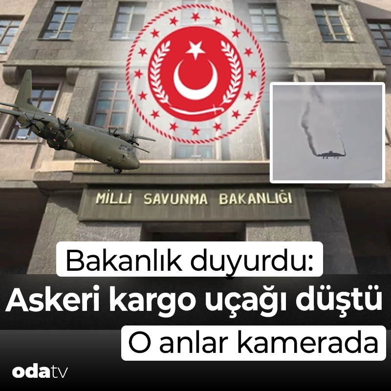The Ministry of National Defense of Turkiye announced that a C130 type cargo plane crashed in Georgian airspace: Search and rescue efforts are ongoing.