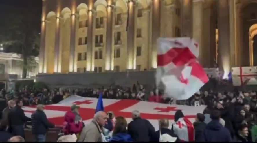 Protest continues in Tbilisi today