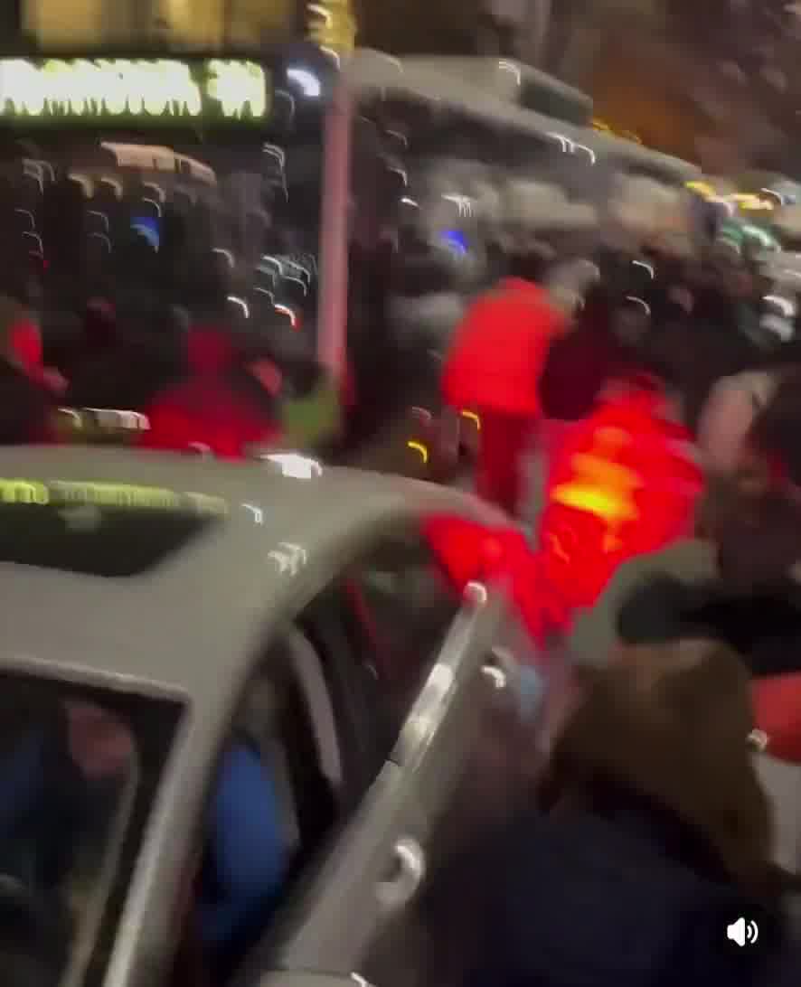 Protesters crowds march requesting an international investigation into the chemical substances use by the police against peaceful protesters