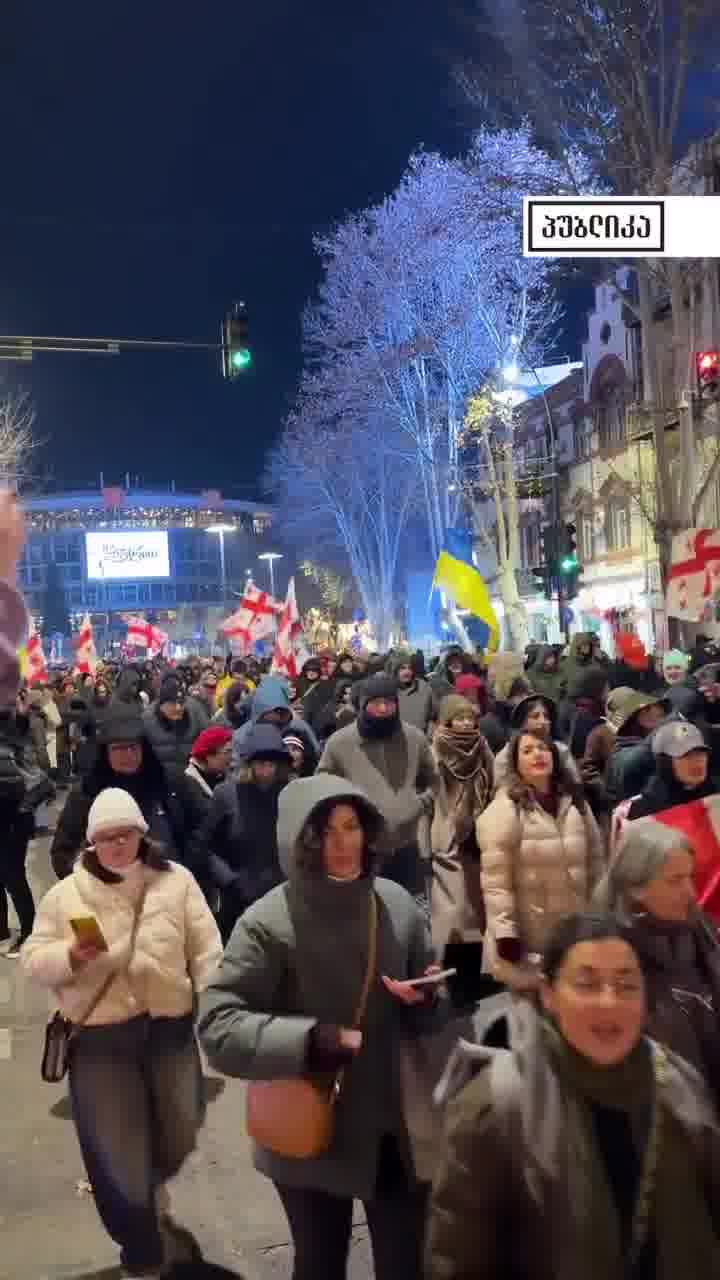 First protest march of 2026 in Tbilisi