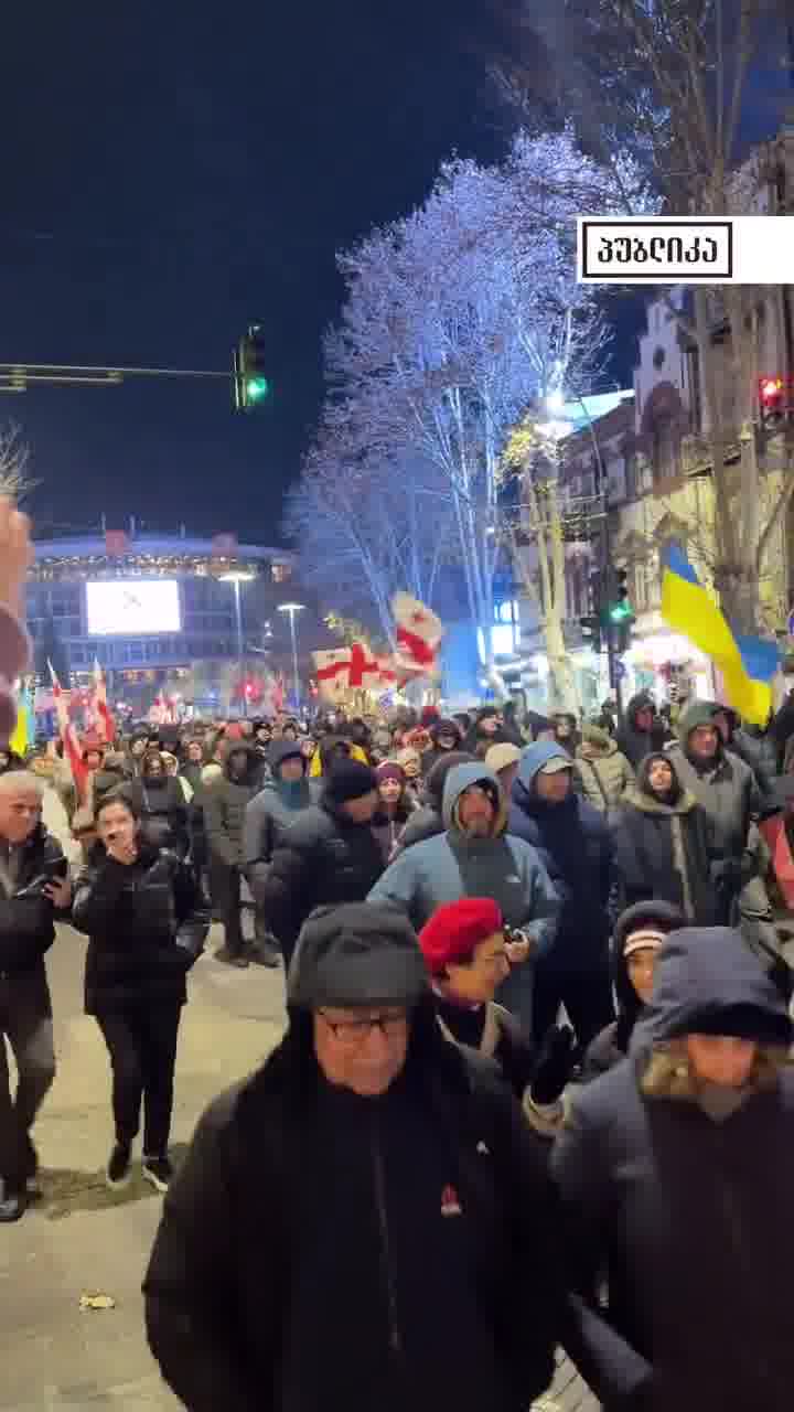 First protest march of 2026 in Tbilisi