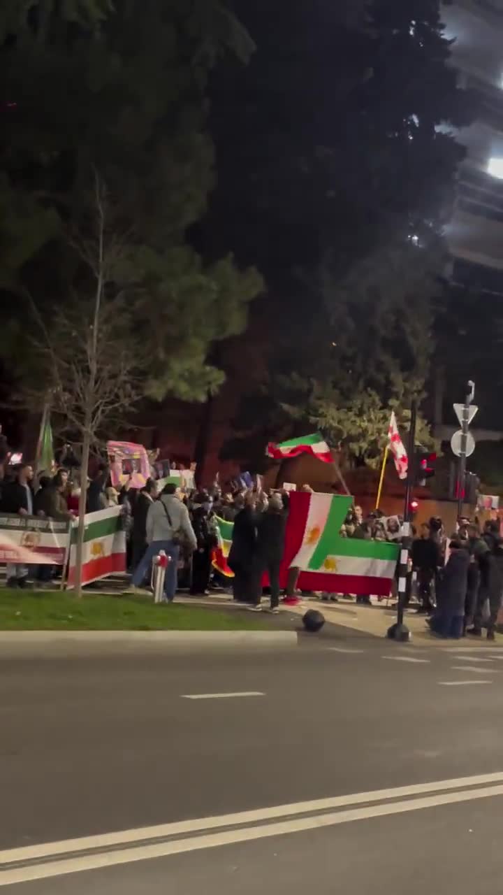 In Tbilisi, daily solidarity protests are taking place outside the Iranian embassy in support of the Iranian people’s resistance