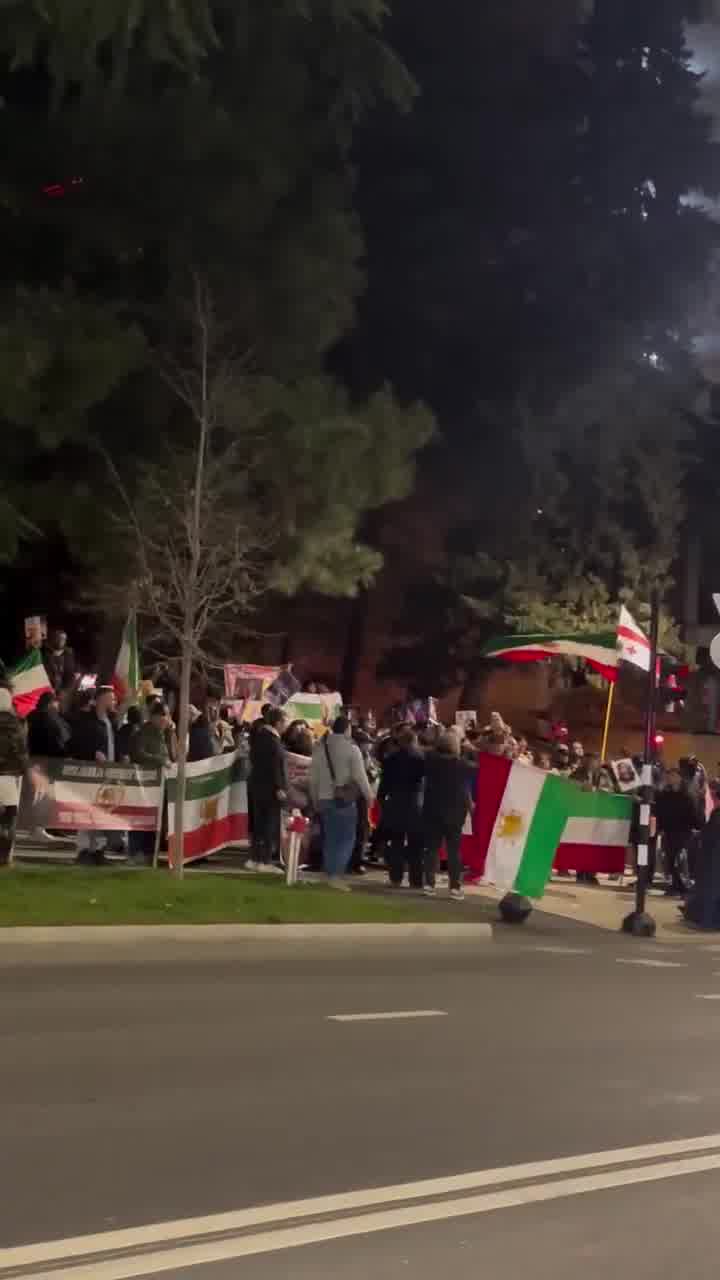 In Tbilisi, daily solidarity protests are taking place outside the Iranian embassy in support of the Iranian people’s resistance